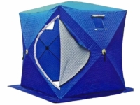Зимняя палатка КУБ #1802 утеплённый (без пола) "УЛОВ" (цвет: синий) размер: 1.8*1.8.0*2.0м